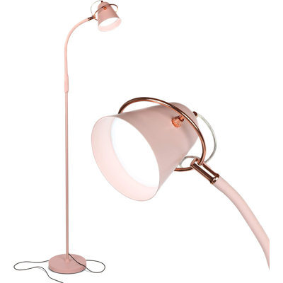 Lampe sur pied à DEL - Lampe de travail flexible à intensité variable pour la lecture, l'artisanat et les études - Conception robuste avec commande tactile et col de cygne réglable