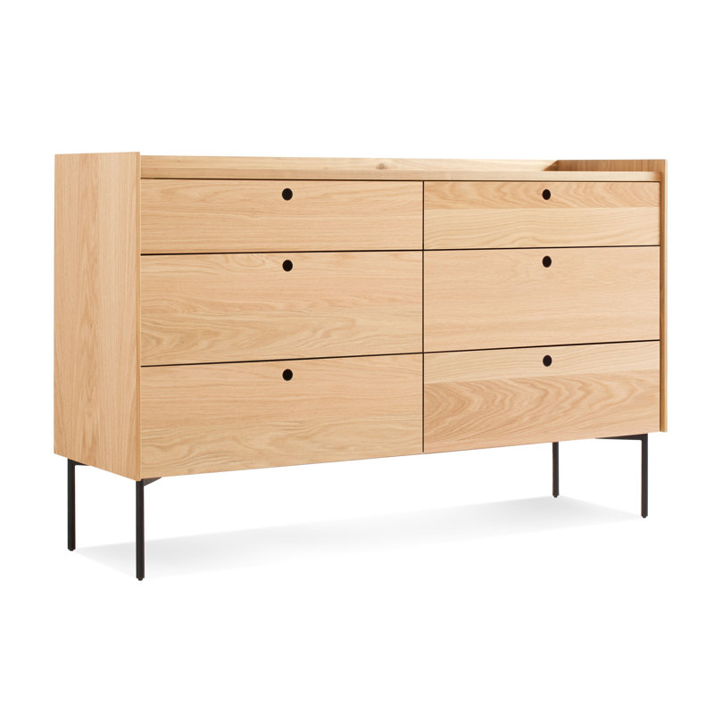 Peek 6 - Drawer Dresser, White Oak