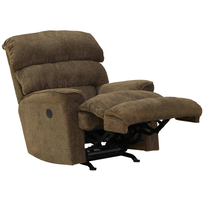 Baeten Upholstered Recliner, Coffee Chenille, Power