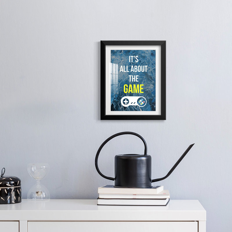 Gamer at Play IV -Framed Print
