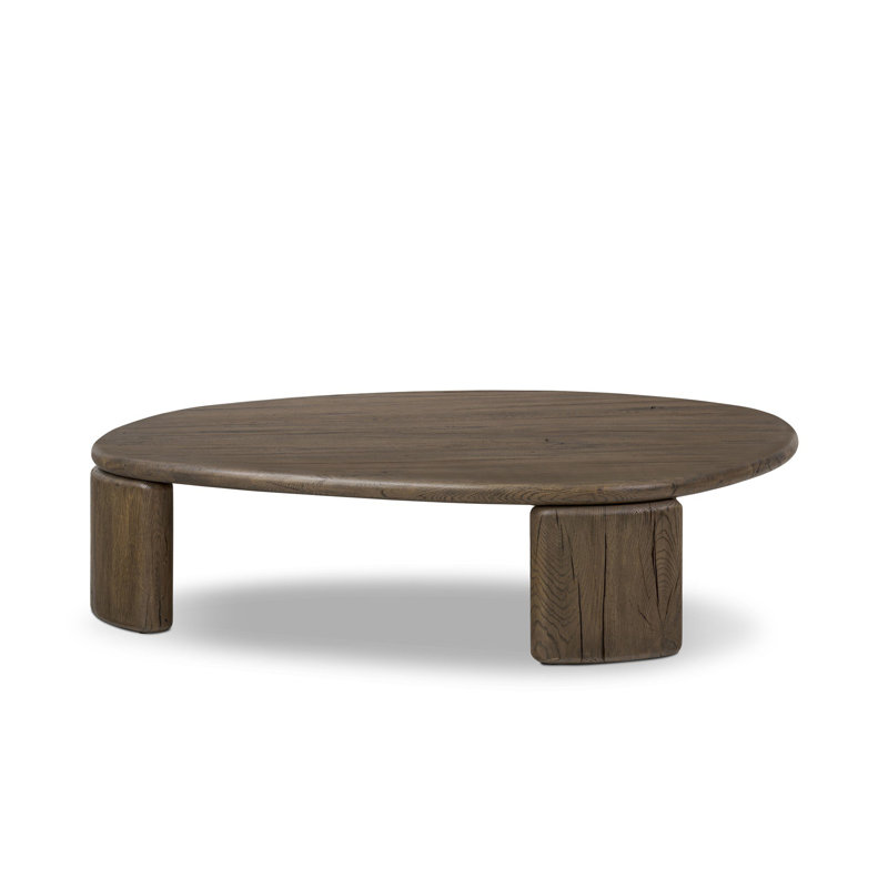 Falco Nesting Table-Small-Grey Reclaimed French Oak, 11.25" H x 47.5" L x 47.5" W
