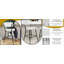 Tabouret de comptoir 24 po Layvonne