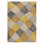 Rhythm Geometric Area Rug in Gray/White/Yellow