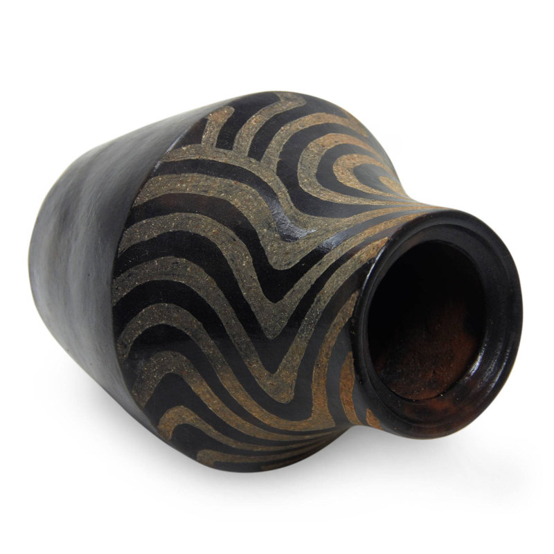 Vase de table en céramique tiger Mcnabb