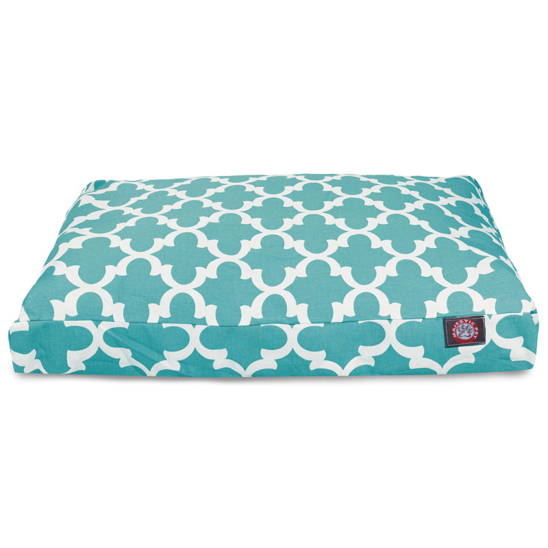 Coussin Trellis, Bleu sarcelle, Petit (l 20 po x P 27 po x H 4 po)