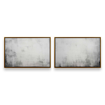 Silent Set of 2 Canvas Prints in a Frame