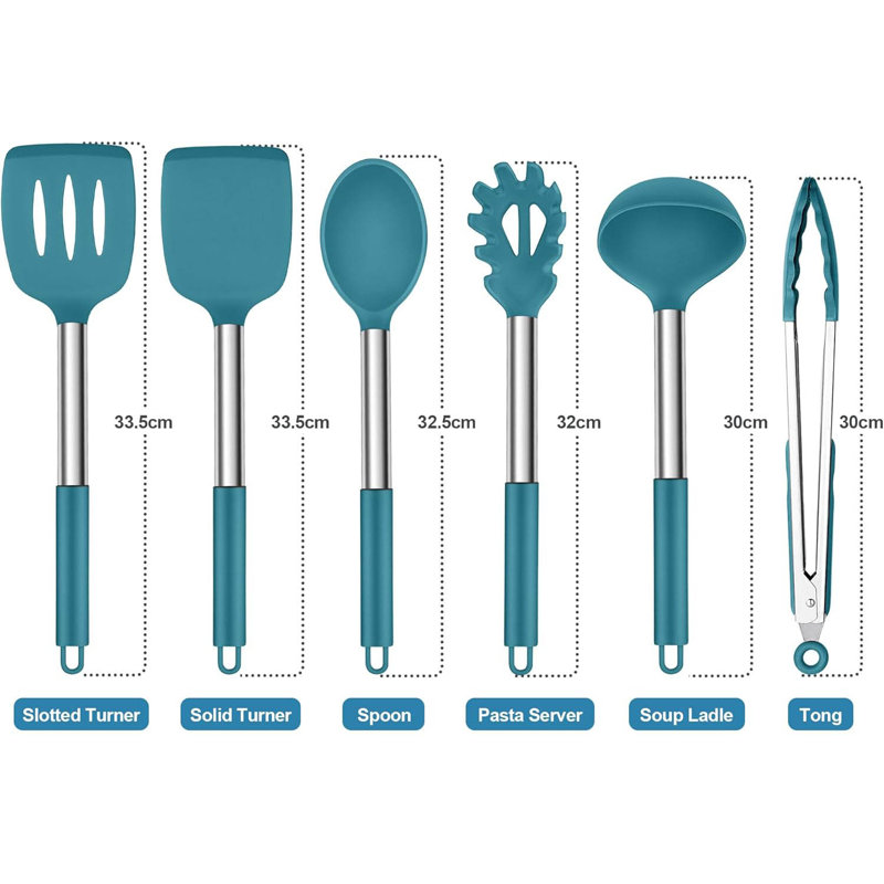 LIFEWITA 6 Utensil Set, Blue