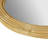 Martha Stewart Luna Natural Rattan Round Wall Mirror
