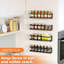 Porte-épices mural en métal, paquet de 2, support à épices en métal pour porte d'armoire de cuisine ou de garde-manger-420088674