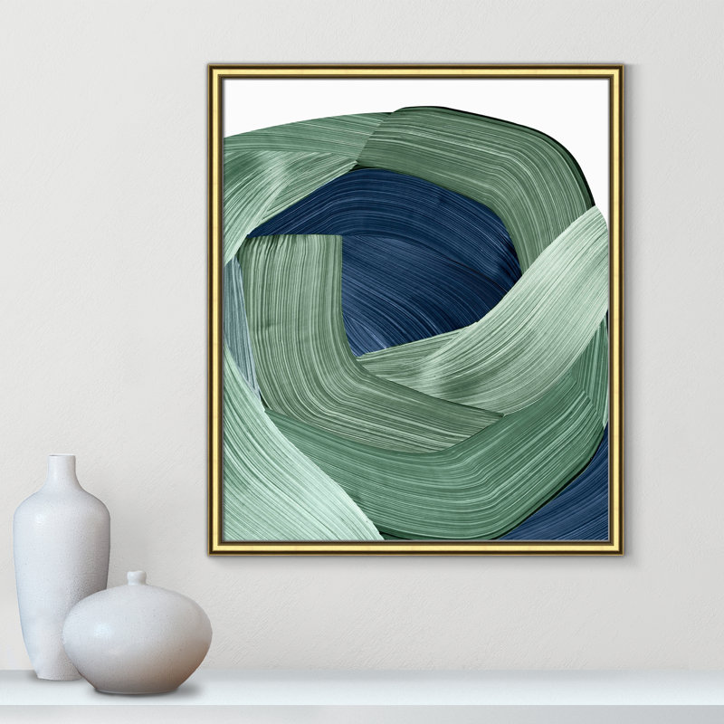 «Inga Green II» par John Constable - peinture encadrée, H 26,75 po x l 22,75 po x P 0,88 po, Or