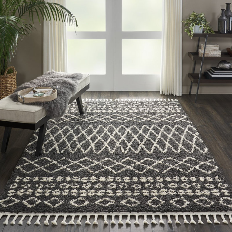 Moroccan 66cm X 122cm Area Rug