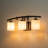 3 - Light Dimmable Fluted Opal Glass Vanity Light