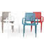 Geralde Stacking Patio Dining Armchair with Cushion-1189912457