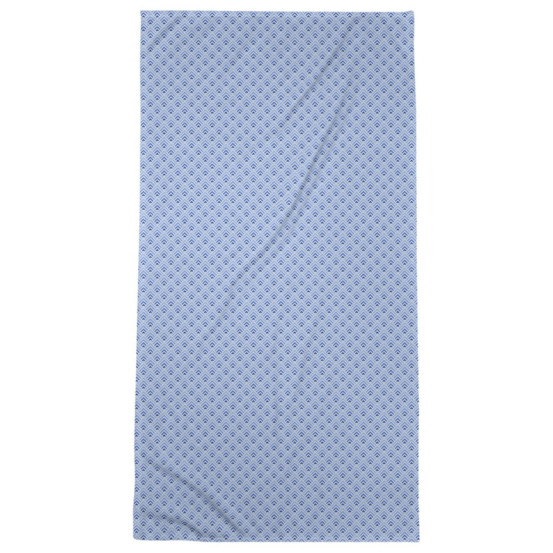 Katelyn Elizabeth Beach Towel, Blue/White