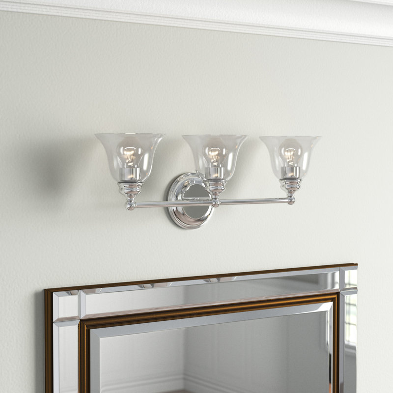 Esterly 3 - Light Dimmable Vanity Light, Polished Chrome