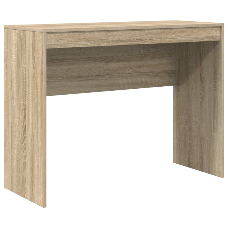 Writing Desk Particle Board 76 Cm, Sonoma Oak, 76cm H x 100cm W x 40cm D