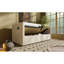 Lit de jour rembourré de taille simple, cadre de lit simple à rangement hydraulique avec chargement USB et de type C, cadre de lit avec lattes de bois et dossier de canapé touffeté, velours (sans matelas)-1488488266