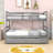 2 Drawers Twin Over Full Bunk Bed With Guardrails, Can Be Split Into 2 Individual Beds-1207764228