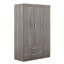 Armoire 3 portes avec 2 tiroirs