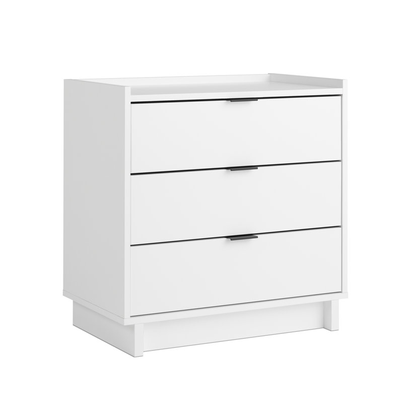 Table de chevet 26,5 po Chaunta, Blanc