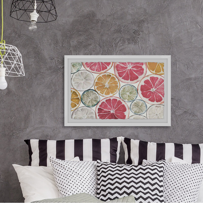 Citrus Madness by Marmont Hill - Single Picture Frame Painting, 41cm H x 61cm W x 3.81cm D