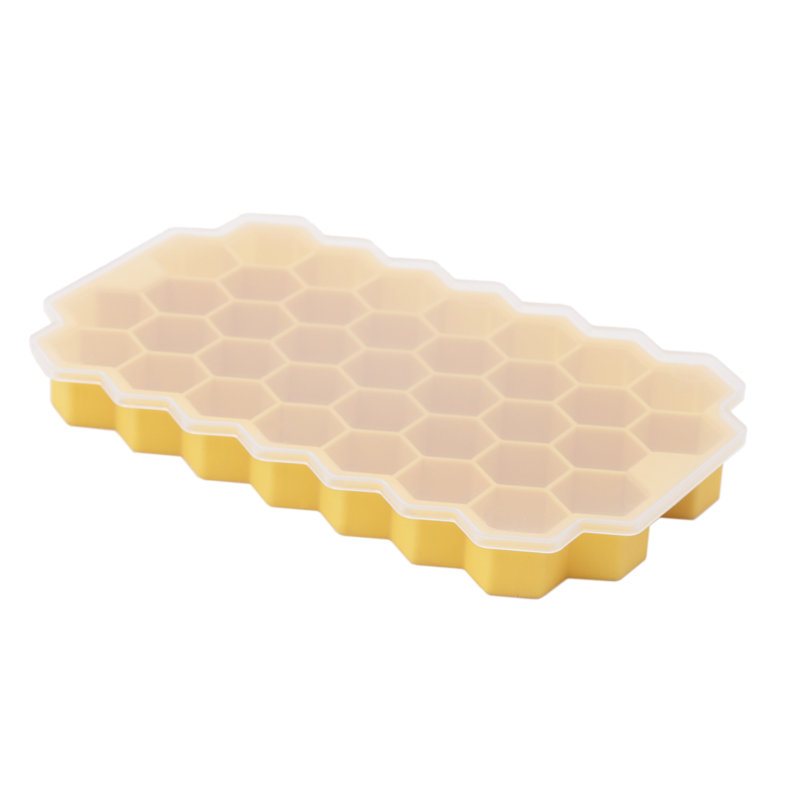 Bouchicas Stackable Silicone Ice Cube Tray with Lids