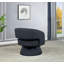 Fauteuil demi-tonneau rembourré pivotant-880815037