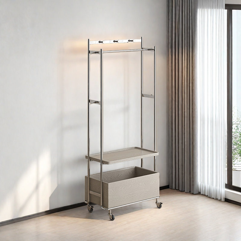 Portemanteaux en acier inoxydable, Beige