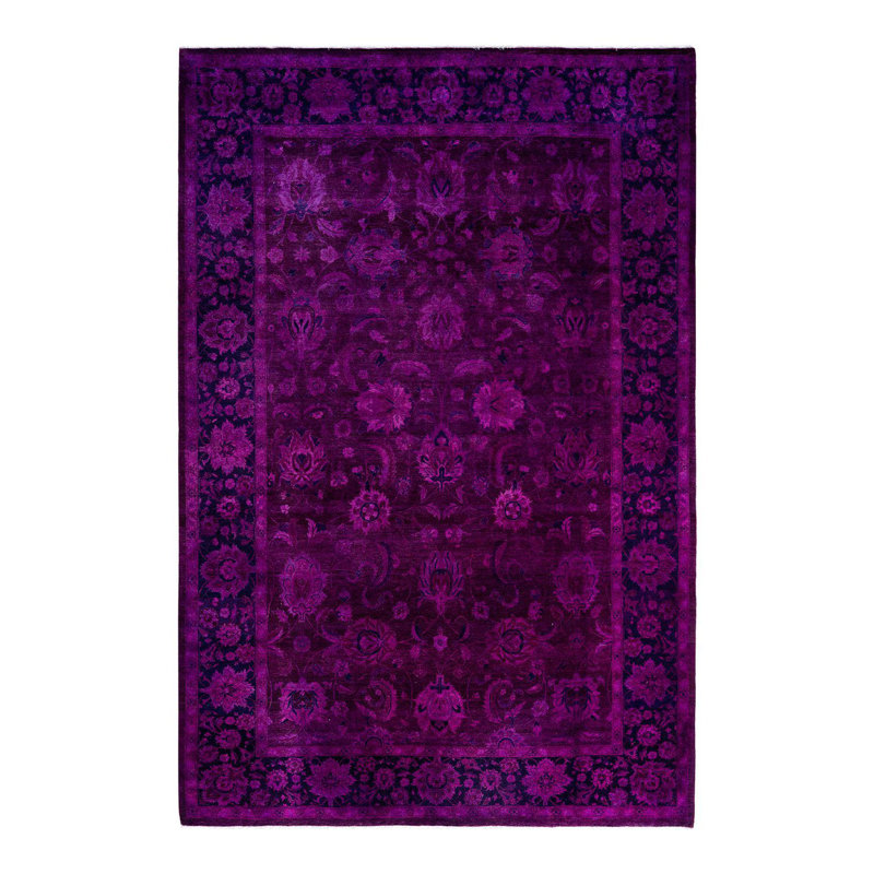 Xochitl One-of-a-Kind 6' 2" X 9' 3" Hand Knotted Area Rug