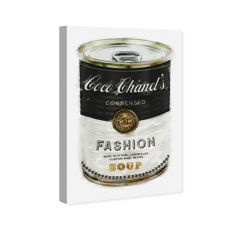 " Fashion Soup Can ", 24" H x 16" W, Wrapped Canvas