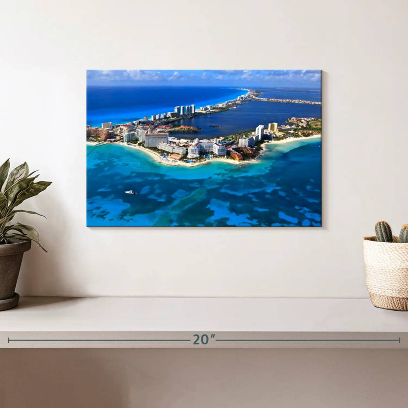 Vue aérienne de Ravi Cancun, H 8 po x l 12 po