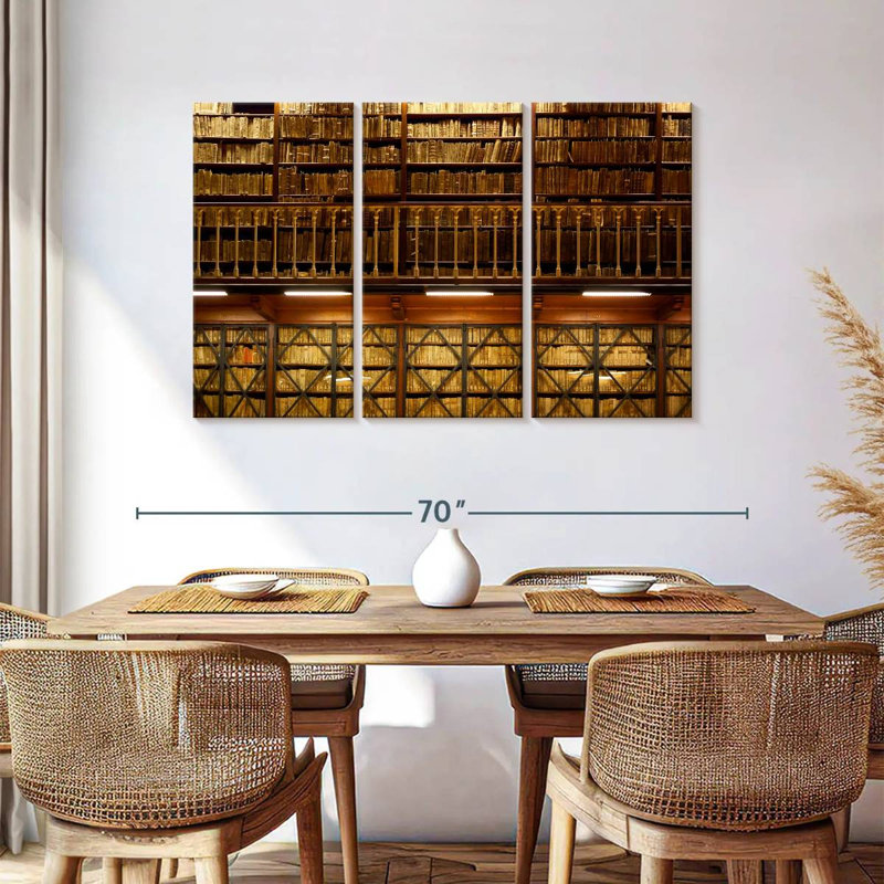 Lilie Library, 36" H x 57" W