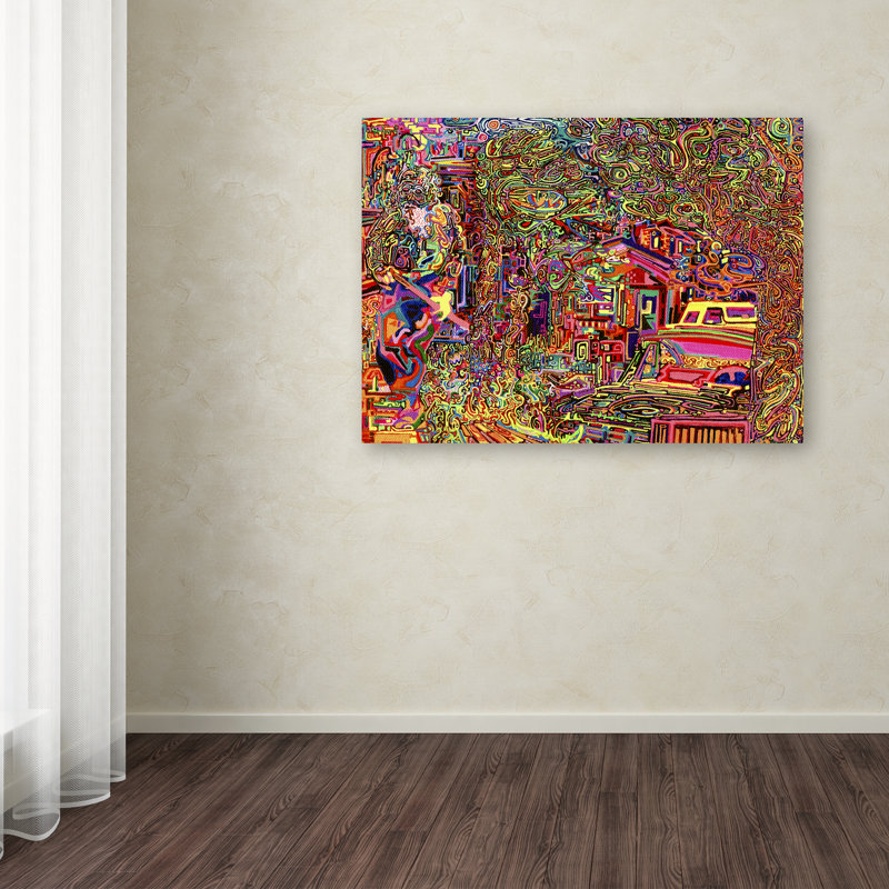 « one pouces », reproduction d’impression sur toile tendue, H 14 po x l 19 po x P 2 po