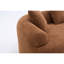 Canapé-lit modulaire incurvé à compression orange, canapé-lit en chenille haute densité 30D pour appartement, salon, L 110 po-1036263499-1036263497-1036263493