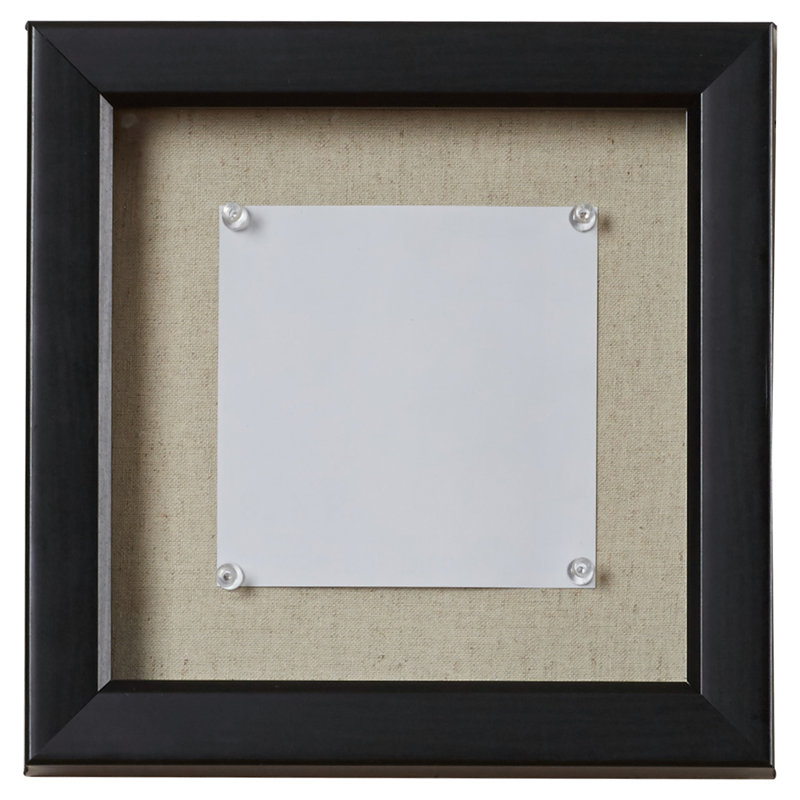Silsden Black Matte Picture Frame, 8" x 8"