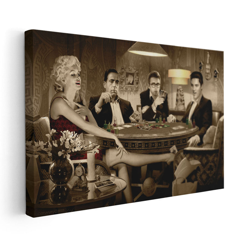 «Four of a Kind», reproduction d'art sur toile, H 40 po x l 60 po