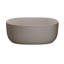 Baignoire de trempage autoportante beige de 47 pouces en pierre de résine à surface solide et facile à installer en beige de 47 po, bords arrondis lisses, excellente performance d'isolation