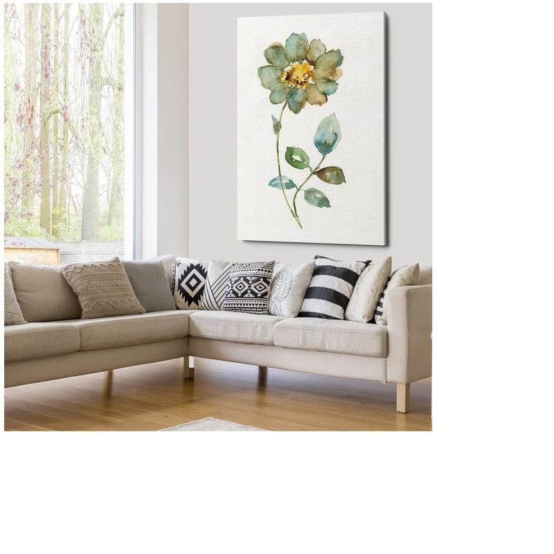 « simple pétales i », reproduction sur toile tendue, H 12 po x l 18 po x P 1,5 po
