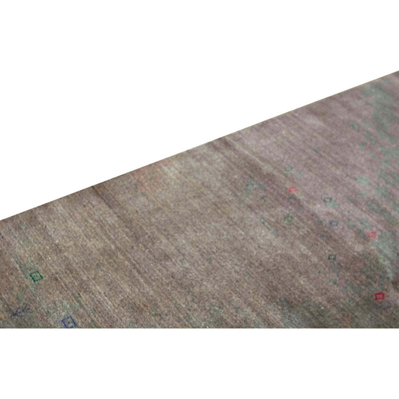 Tapis brun foncé noué à la main de qualité unique en son genre