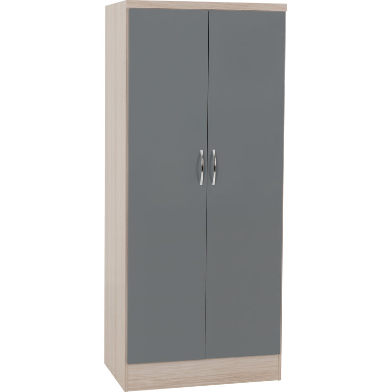 Cascio 2 Door Wardrobe, Grey