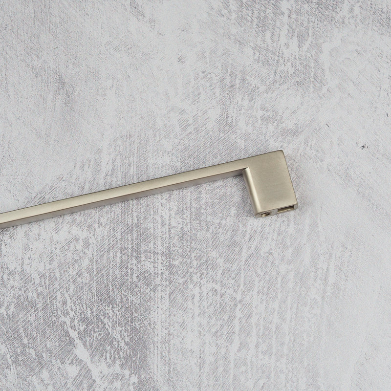 160mm Matt Brushed Nickel Slim D-Bar Handle