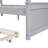 Wood Canopy Bed With Trundle Bed-430650335