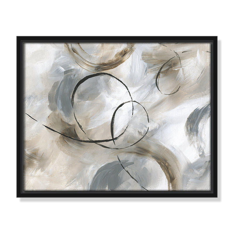 Allegro Print par Nan, H 12,5 po x l 15,5 po x P 2 po, Noir