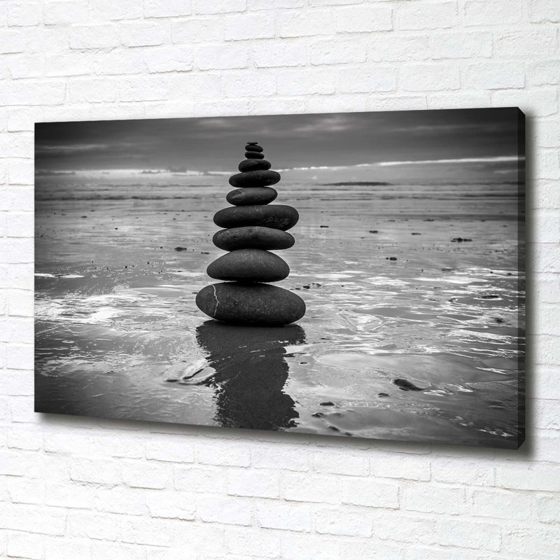 Balance Stones - Wrapped Canvas Print