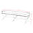 Giselle Velvet Acrylic X-Leg Bench-27327233