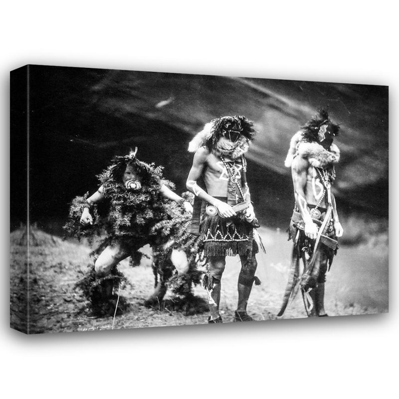 «Bungalow Rose Curtis, Edward», reproduction d'art sur toile tendue sous le titre: Yebichai, H 36 po x l 47 po
