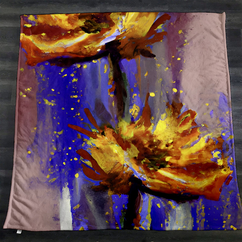 Throw Blanket, 51" W x 60" L