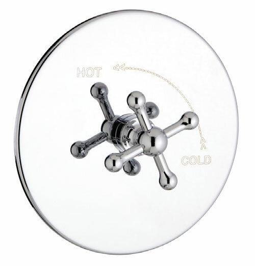 MCN Faucets Round Pressure Balance Shower Complete with Valve | Wayfair