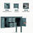 Delfausse 44.5'' Solid Wood Sideboard-1951407986