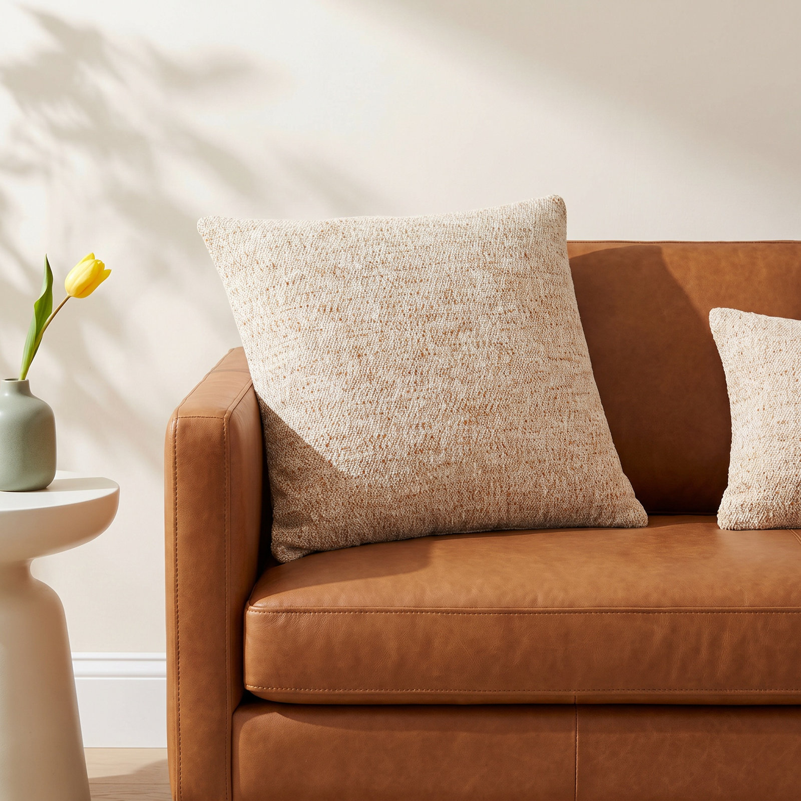 Alcona Pillow Cover, Down, 20" x 20"